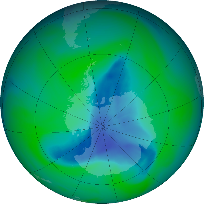 Ozone Map 2005-12-02